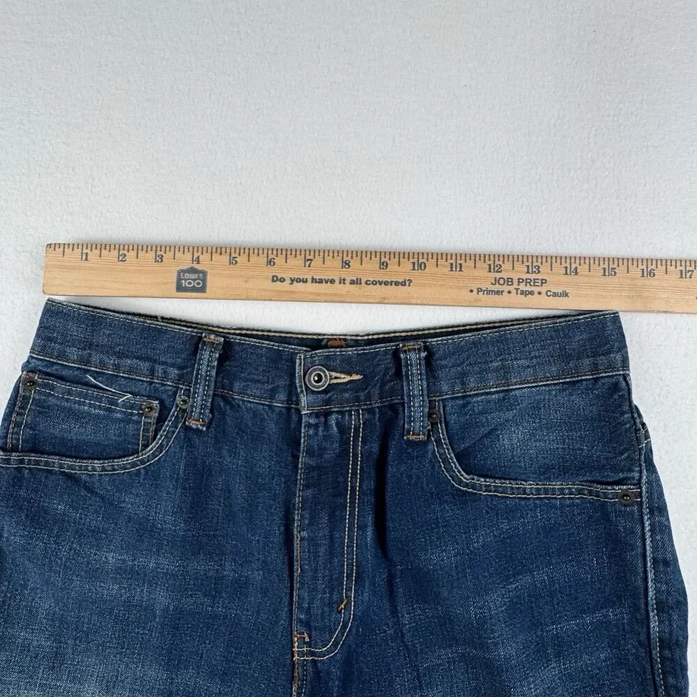 Levi's Men's 521 Slim Taper Dark Wash Denim Jeans Size 30x29